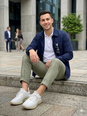 PONY 8 Tempo Unisex Running Shoe White Gum Sole